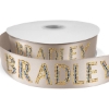 Promotional 1½ Bridal Satin Ribbon - 25yd Roll - Sparkle Tan SP50BRR1525