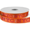 Promotional 7/8 Bridal Satin Ribbon - 100yd Roll - Sparkle Orange SP50BRR7810