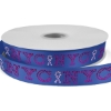 Promotional 7/8 Bridal Satin Ribbon - 50yd Roll - Sparkle Royal Blue SP50BRR7850