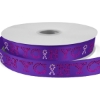 Promotional 7/8 Bridal Satin Ribbon - 50yd Roll - Sparkle Purple SP50BRR7850