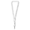 Promotional 7/8 Bridal Satin Lanyard - Sparkle White SP50RIL7822