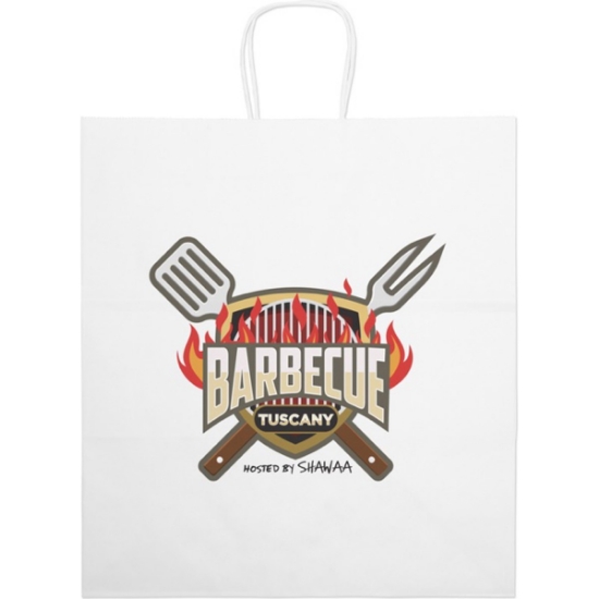 Promotional Brute - White Shopper - Chromatic with Logo CR10WHS1415