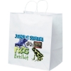 Promotional Brute - White Shopper - ColorVista Kraft White CV10WHS1415