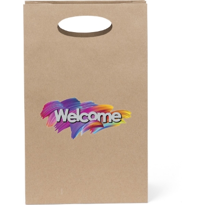 Promotional Donna - Eco Die Cut Shoppers - ColorVista with Logo CV11ECD0813