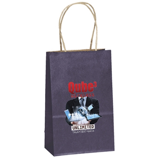 Promotional Toto - Matte Shopper Bag - ColorVista with Logo CV11MAS0508