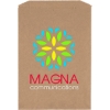 Promotional 7 1/2W x 10 1/2H Merchandise Bag - ColorVista Kraft Brown CV11MEB0710