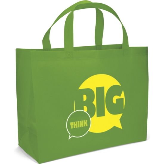Custom Giant Saver™ - Budget Tote - ColorVista with Logo CV30BUS2117