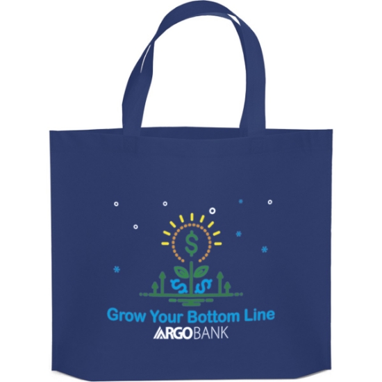 Custom Thrifty™- Budget Tote - ColorVista with Logo CV30BUT1915
