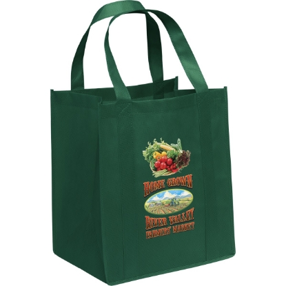 Custom Big Thunder® - Non-Woven Tote - ColorVista with Logo CV30THU1315
