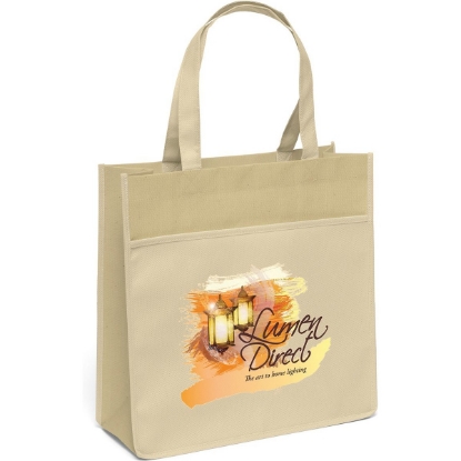 Custom Urban™- Matte-Laminated Tote Bag - ColorVista with Logo CV32MAL1313