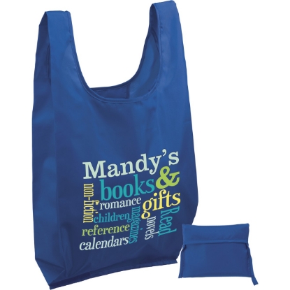 Custom T-PAC™- Polyester Tote - ColorVista with Logo CV40POT1223