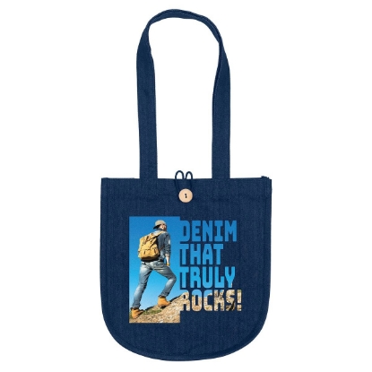 Custom MB™ - Denim Tote - ColorVista with Logo CV83DET1213