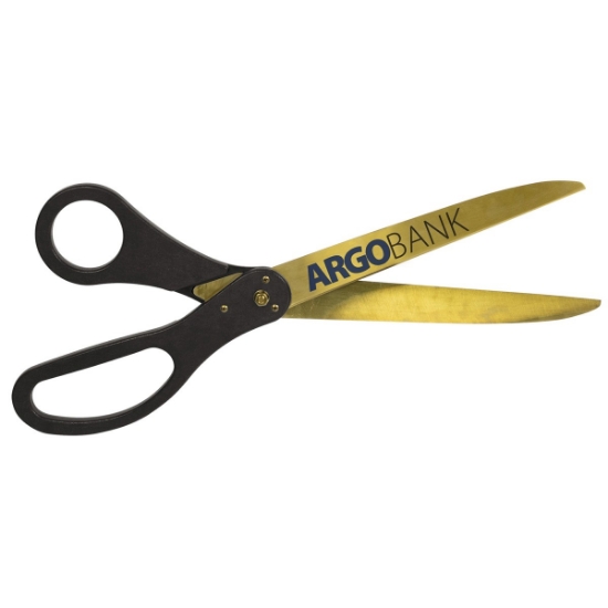 Custom 30 Large Scissors - Gold- Direct Print with Logo DP91SCG3000