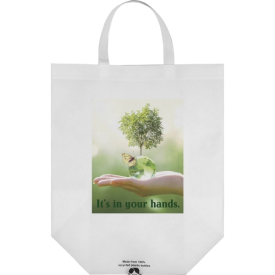Custom Ocean™- R-PET Non-Woven Totes - Sublimation with Logo DS31RPN1515