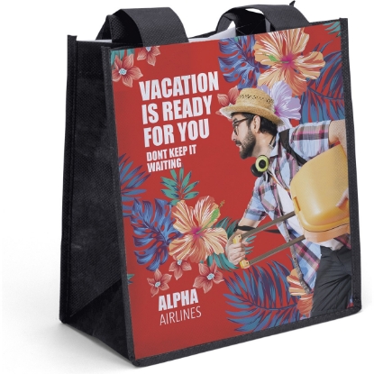 Custom Degas -PET Non-Woven Tote - Sublimation with Logo DS33PEN0910
