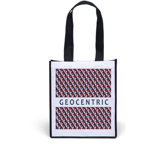 Custom Scott™- Heavy-Duty Polyester Tote - Sublimation 1 Side with Logo DS40HEP1315