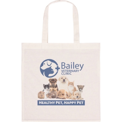 Custom Penny™- R-PET Poly-Cotton Tote - Sublimation with Logo DS82RPP1515