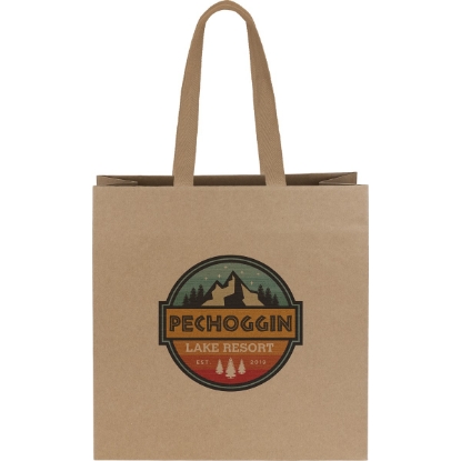 Promotional Tuscan™- Eco Kraft-Brown Laminated Eurotote - Dynamic Color with Logo DY11ECM1414