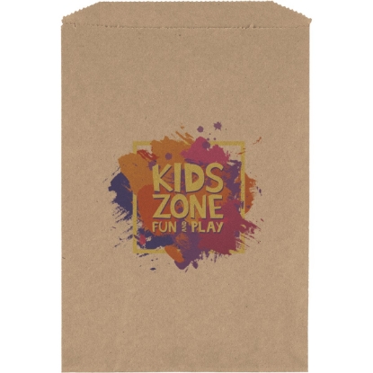 Promotional 7 1/2W x 10 1/2H Merchandise Bag - Dynamic Color with Logo DY11MEB0710