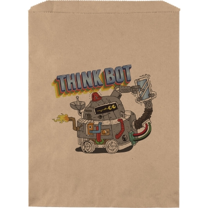 Promotional 10W x 13H Merchandise Bag - Dynamic Color with Logo DY11MEB1013