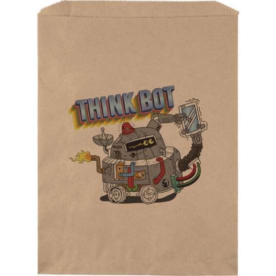 Promotional 10W x 13H Merchandise Bag - Dynamic Color with Logo DY11MEB1013