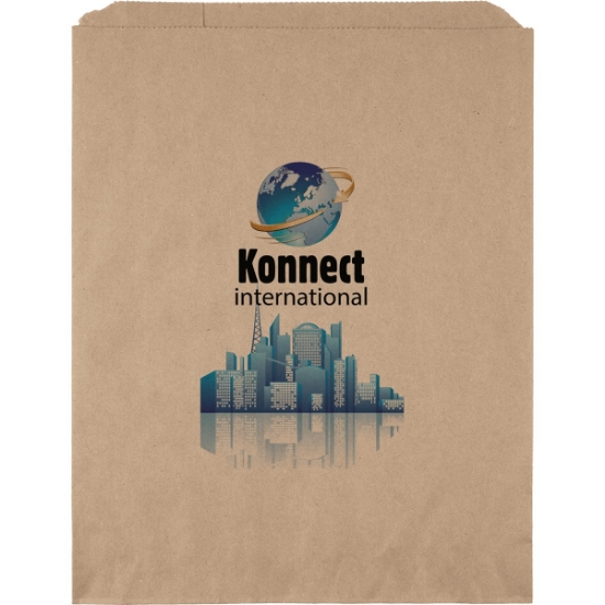 Promotional 12W x 15H Merchandise Bag - Dynamic Color with Logo DY11MEB1215