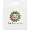 Promotional Die Cut Handle Bag - 9 1/2W x 12H - Dynamic Color White DY20DIC0912