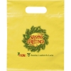 Promotional Die Cut Handle Bag - 9 1/2W x 12H - Dynamic Color Yellow DY20DIC0912