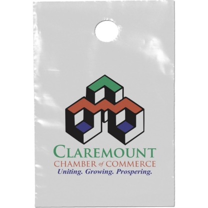 Promotional 9 1/2W x 14H - Doorknob Bag - Dynamic Color with Logo DY20DOO0914
