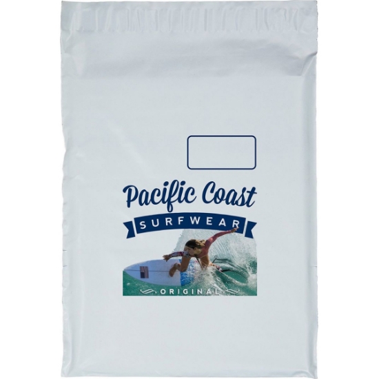 Custom 9 1/2W x 12H Plastic Mailer - Dynamic Color with Logo DY20MAI0912