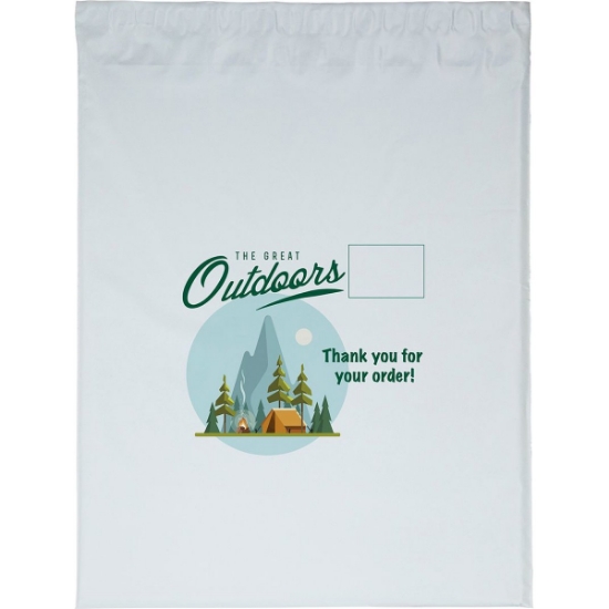 Promotional 15W x 18H Plastic Mailer - Dynamic Color with Logo DY20MAI1518