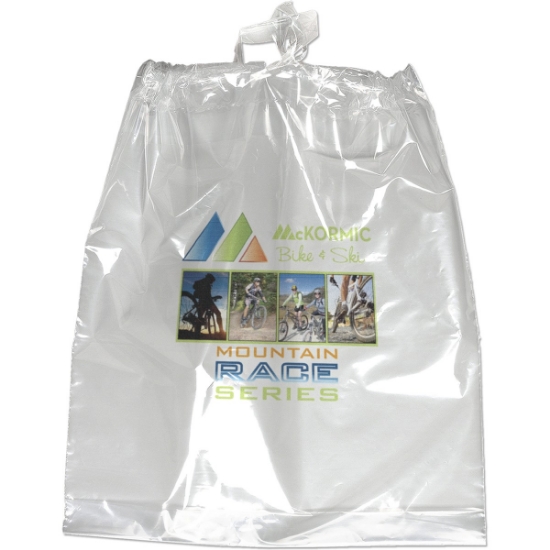 Custom Poly-Draw Bag - 15W x 19H x 3 - Dynamic Color with Logo DY20POD1519