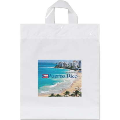 Promotional Pony™- Soft Loop Handle Bag - Dynamic Color with Logo DY20SOL1315