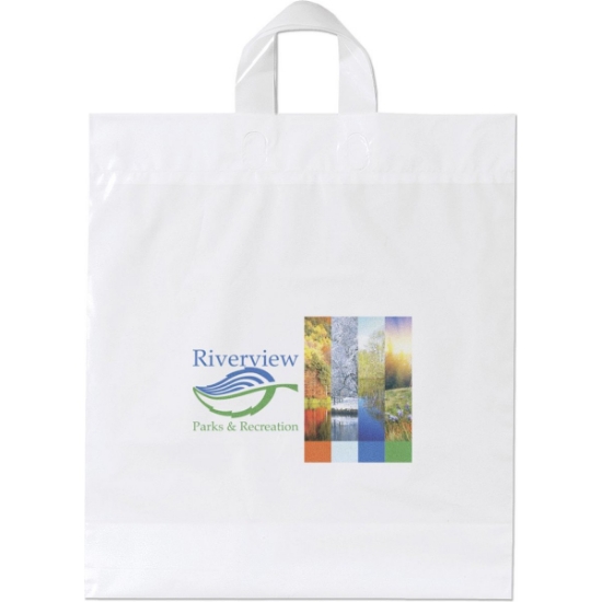 Promotional Moose™- Soft Loop Handle Bag - Dynamic Color with Logo DY20SOL1618