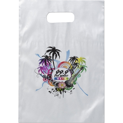 Promotional Aster™- Frosted Brite Die Cut Handle - Dynamic Color with Logo DY21FRD0914
