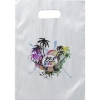 Promotional Aster™- Frosted Brite Die Cut Handle - Dynamic Color Frosted Clear DY21FRD0914