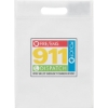 Promotional 10W x 14H - Non-Woven Die Cut Bag - Dynamic Color White DY30NOD1014