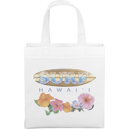 Custom Lulu - Laminated Non-Woven Totes - Dynamic Color with Logo DY32LAN0909