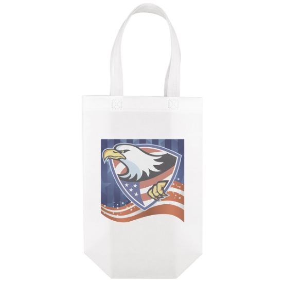 Custom Ivy - Laminated Non-Woven Totes - Dynamic Color with Logo DY32LAN1013