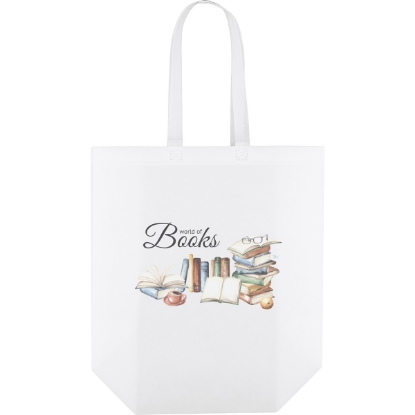Custom Opal - Laminated Non-Woven Totes - Dynamic Color with Logo DY32LAN1514