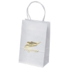 Promotional Pup - White Shopper - Foil Print with Logo FP10WHS0508