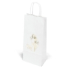 Promotional Vino - White Shopper - Foil Print Kraft White FP10WHS0513