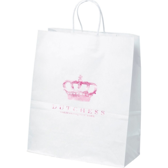 Promotional Citation - White Shopper - Foil Print with Logo FP10WHS1315