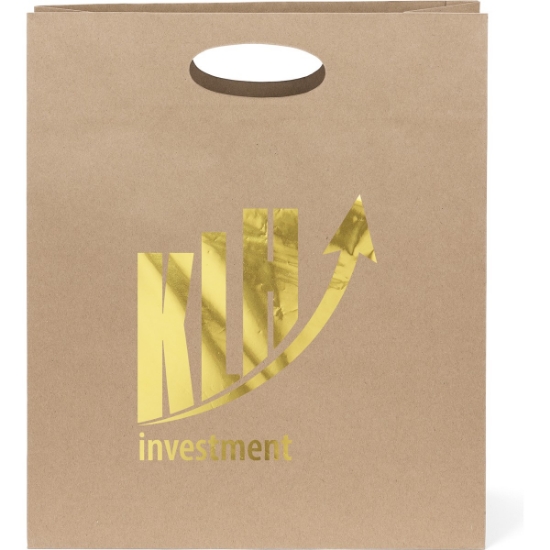 Promotional Karen - Eco Die Cut Shoppers - Foil Print with Logo FP11ECD1214
