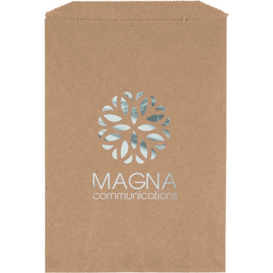 Promotional 7 1/2W x 10 1/2H - Merchandise Bag - Foil Print with Logo FP11MEB0710
