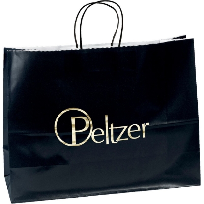 Promotional Aubrie™ - Gloss Shopper - Foil Print with Logo FP12GLS1612