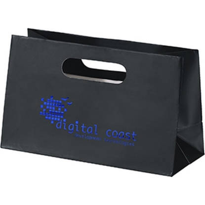 Promotional Mia™ - Boutique Die Cut Handle Tote - Foil Print with Logo FP13BOU1006