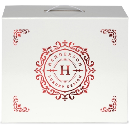 Custom Shelly - Magnetic Gift Box with Handle - Foil Print with Logo FP13MAG1210