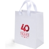 Promotional Elizabeth™- Ribbon Handle Matte Eurotote - Foil Print White FP13RIH0709