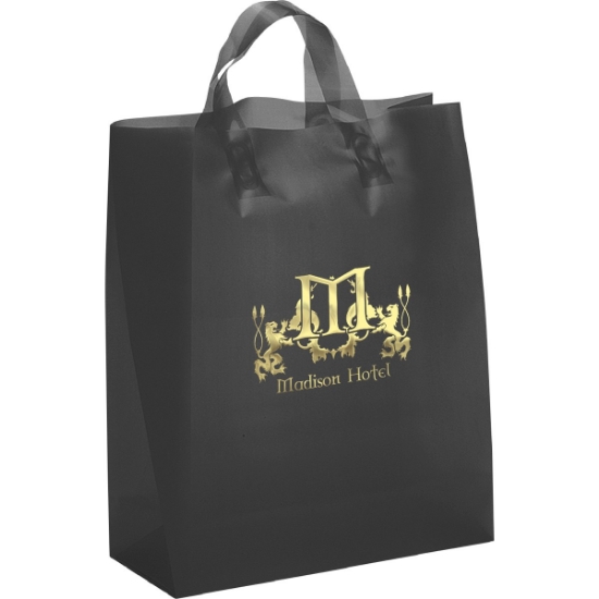 Promotional Hercules - Frosted Brite Shopper - Foil Print with Logo FP21FRB1317